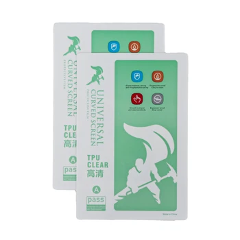 Factory Price Custom Logo 18x12cm Cutting Machine Material Soft Screen Protector HD Clear TPU Hydrogel Film for All Mobile Phone