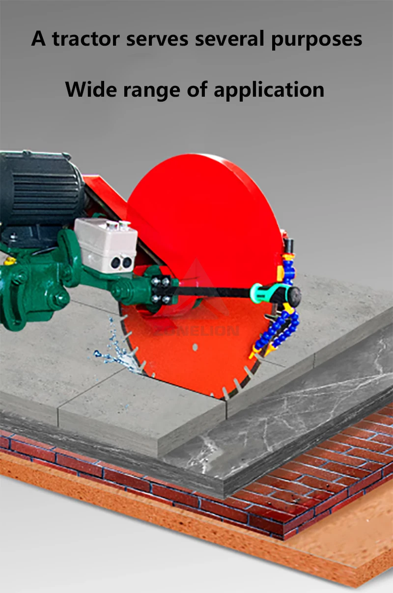 岩石切割锯电动岩石切割机