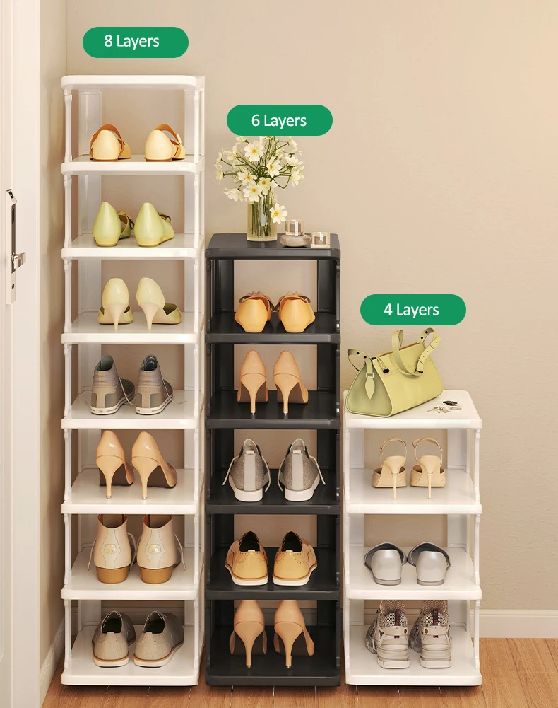 Waterproof Foldable Plastic Shoe Racks Organize with Ease