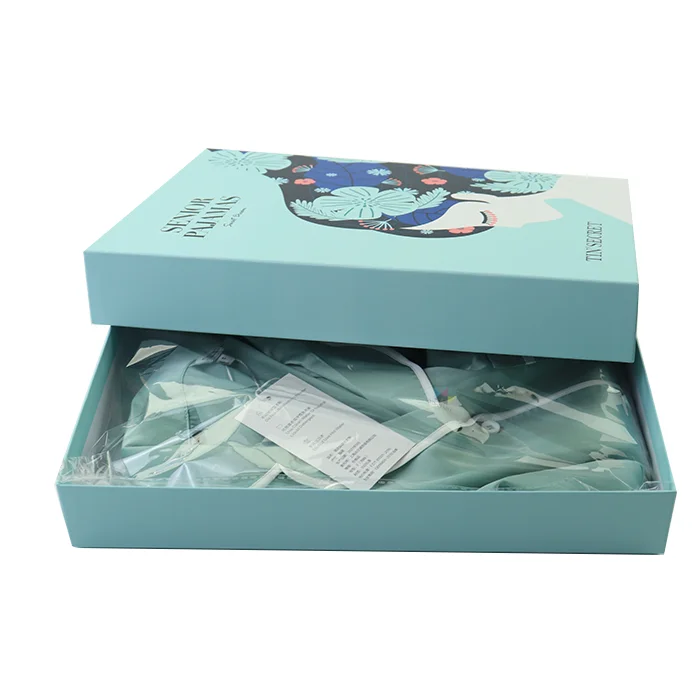 Высокое качество роскошные Caja Para Ropa крышки и базовый пакет коробки Бутик футболка одежда картонная упаковка бумажная