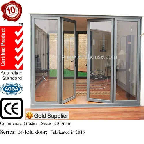 Stacking Sliding Glass Doors Folding Partition Wall Frameless Sliding Folding Glass Door Double Pane Sliding Glass Door AS2047