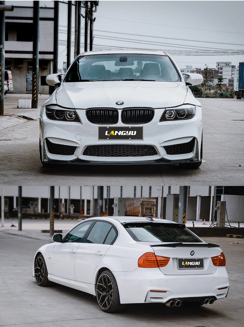 Auto Refitting Parts 3 Series E90 Upgrade M4 Front Rear Bumper Assembly