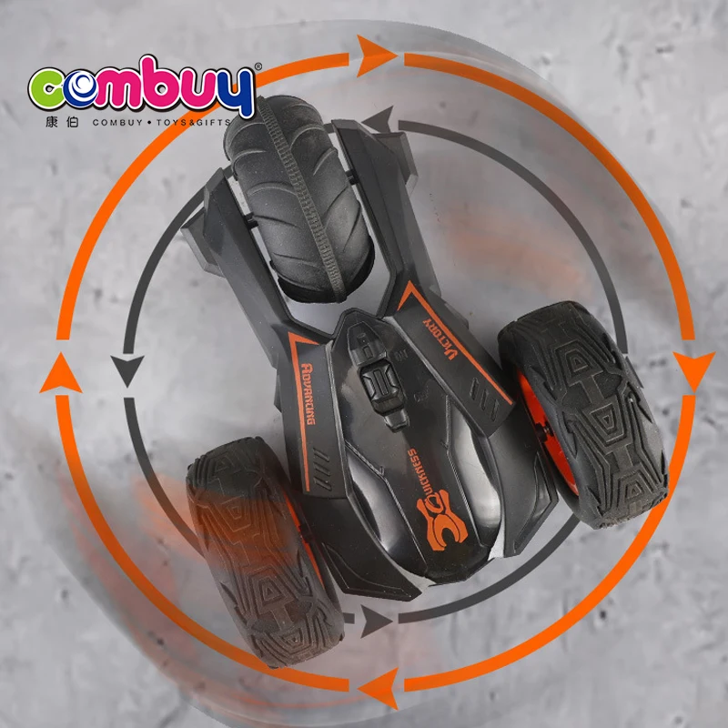 Remote Control Double Sliding Rotating Drift Toy Rc 3 Wheel Stunt Car