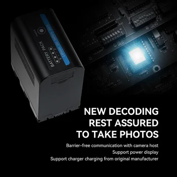 FB 7850mAh Li-ion DV Digital Video Camera Battery for JVC SSL-JVC70U GY-HM650 GY-HM600 GY-LS300 GY-HM200 detail image