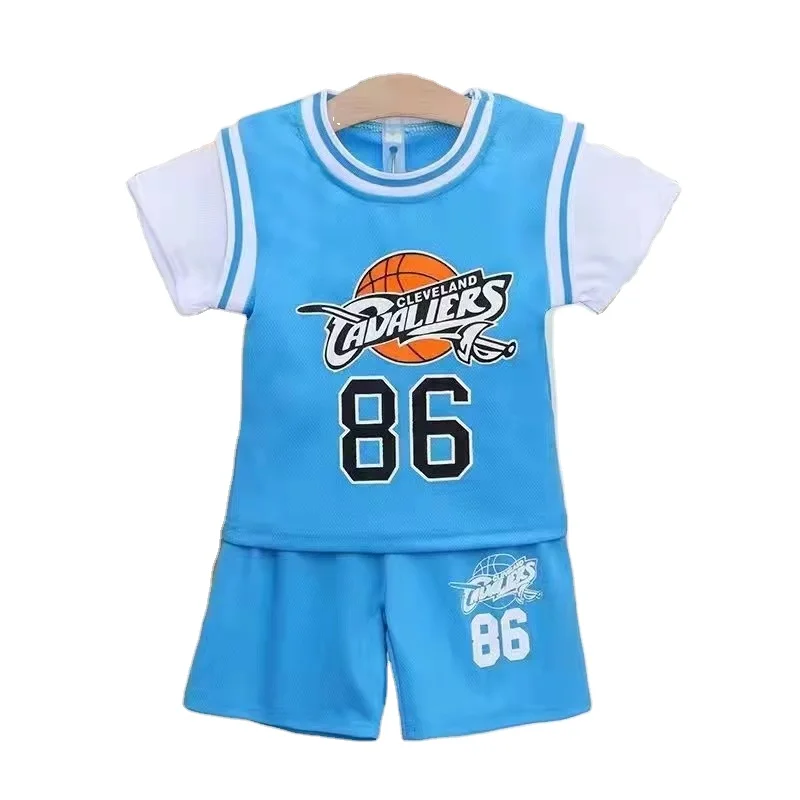OEM спортивный костюм, 2025 шорты, комплект из двух предметов, индивидуальная школьная одежда унисекс, новинка, баскетбольный трикотаж, детская одежда для активного спорта