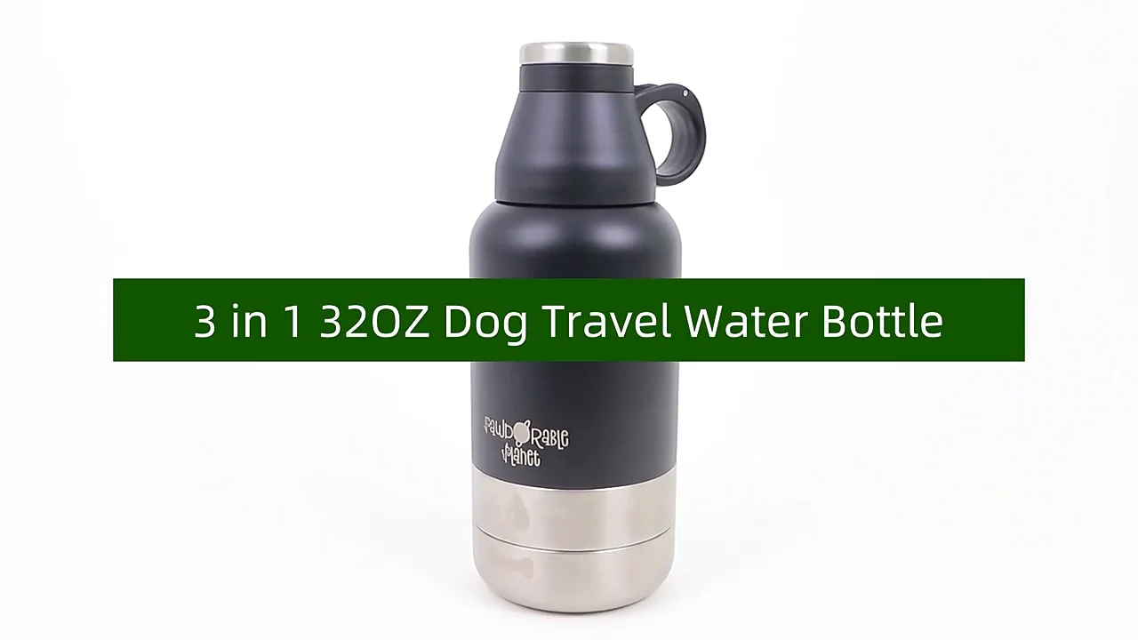 Pet Portable Drinking Stainless Steel Travel Insulated Water Bottle