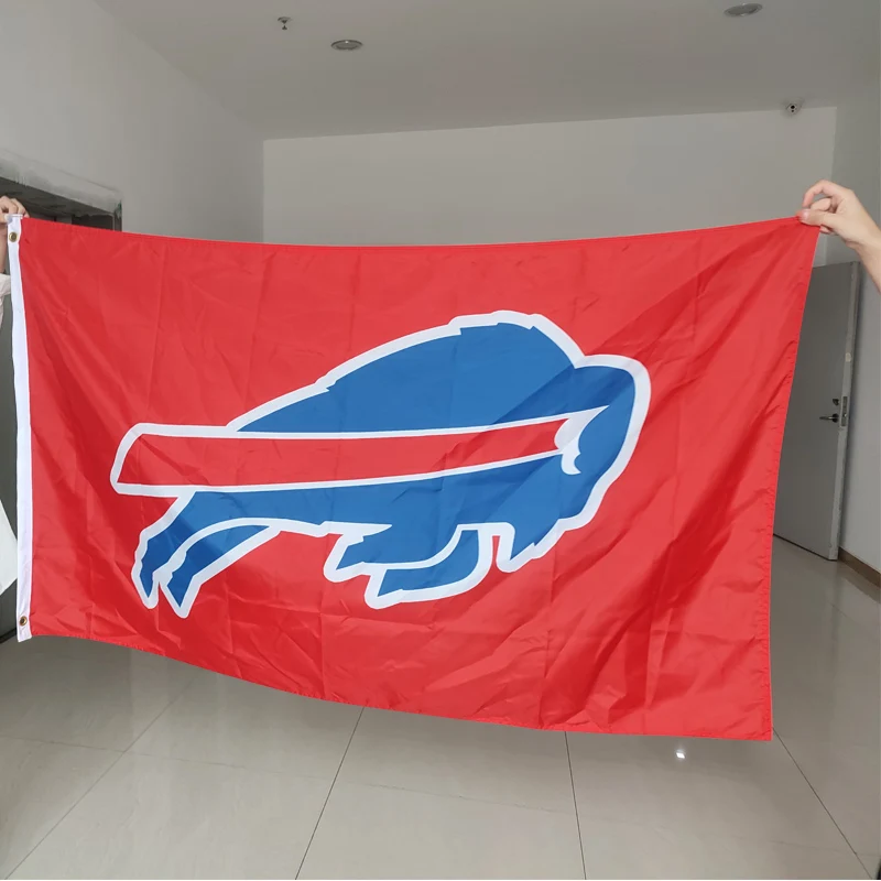 NFL Buffalo Bills Team Flags All NFL Team Flag NFL Team Banner Factory Flag  OEM ODM Flag for NFL