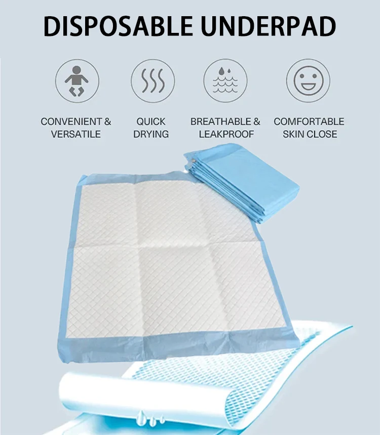 High Absorbent Incontinence Pads Hospital Medical Inconvenient Bed Pet