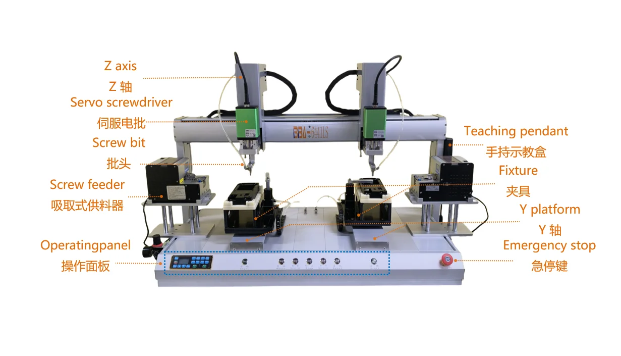 Dual-head Automatic Screw Driving Machine Precision Alignment Error ...