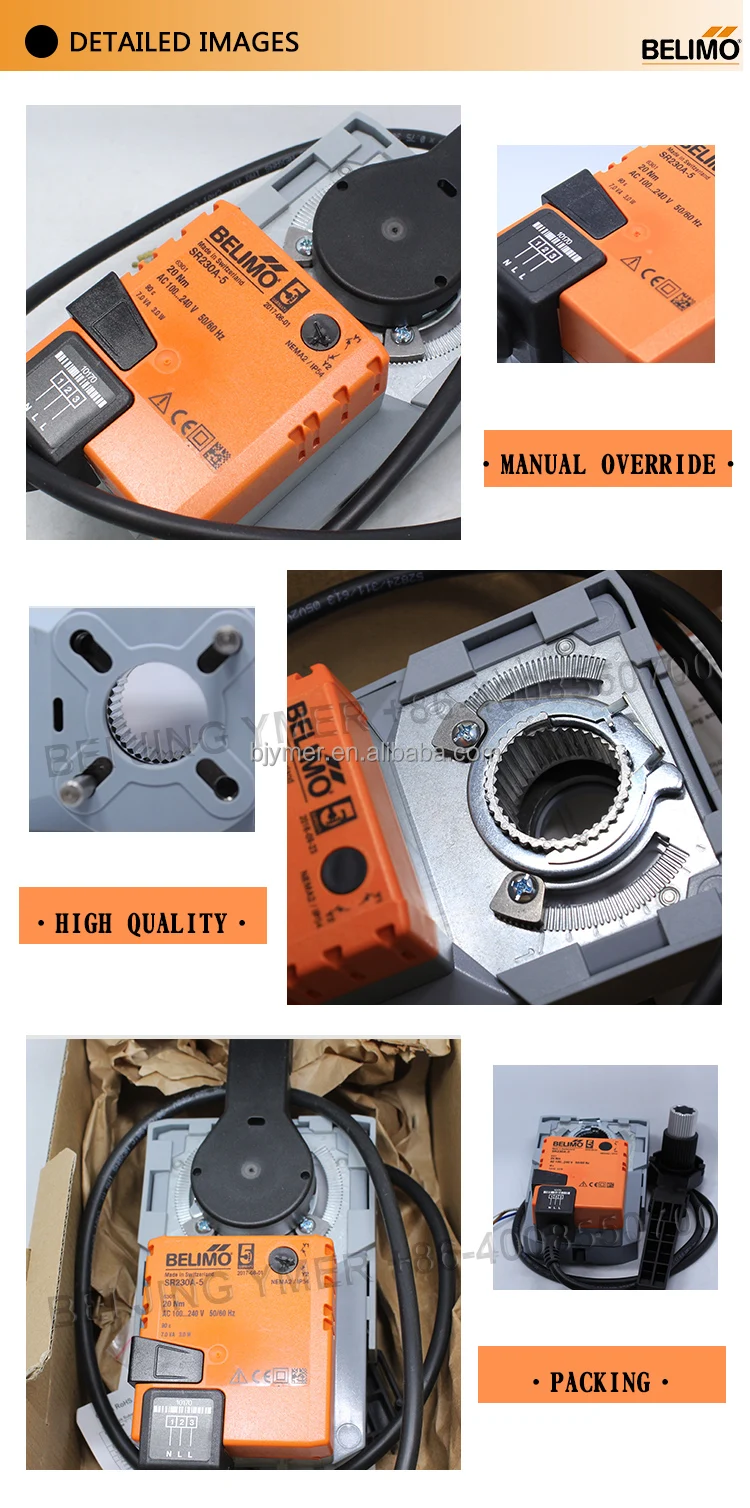 Belimo Lm230asr 5nm Dc24v Ac24v Damper Actuator For Operating Air