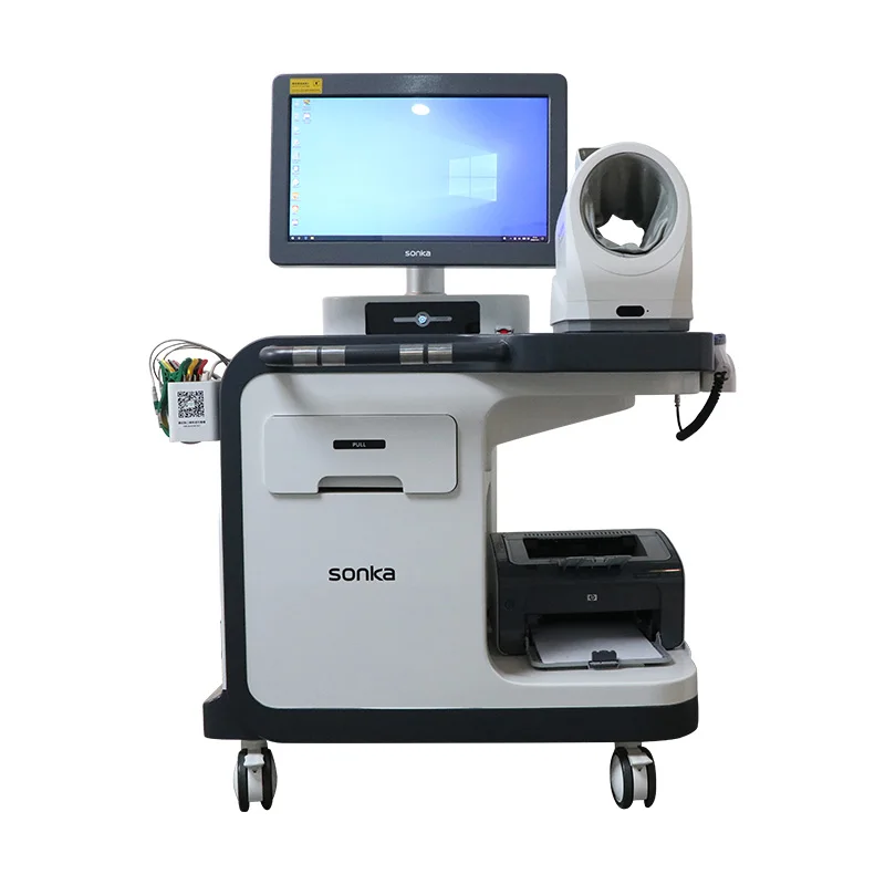 Sonka medical equipment ecg machine blood pressure monitor all in one health checkup trolley for hospital ward