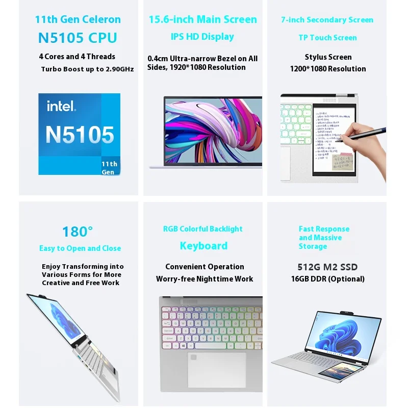 Twinscase Laptop H Custom Notebook Gaming Laptop Brand New Offer Cheap Workstation Business Laptop Low Price All in One Computer