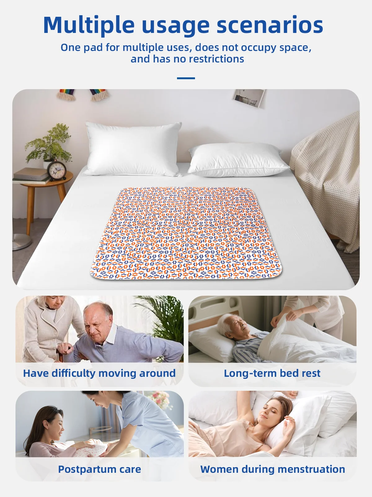 Wholesale Washable Reusable Waterproof Underpads Heavy Absorbency Bedw - product detail 3