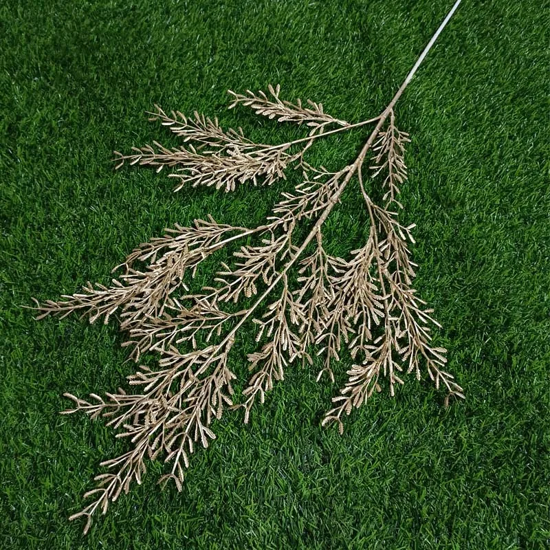 n-192 wholesale artificial gold palm leaves