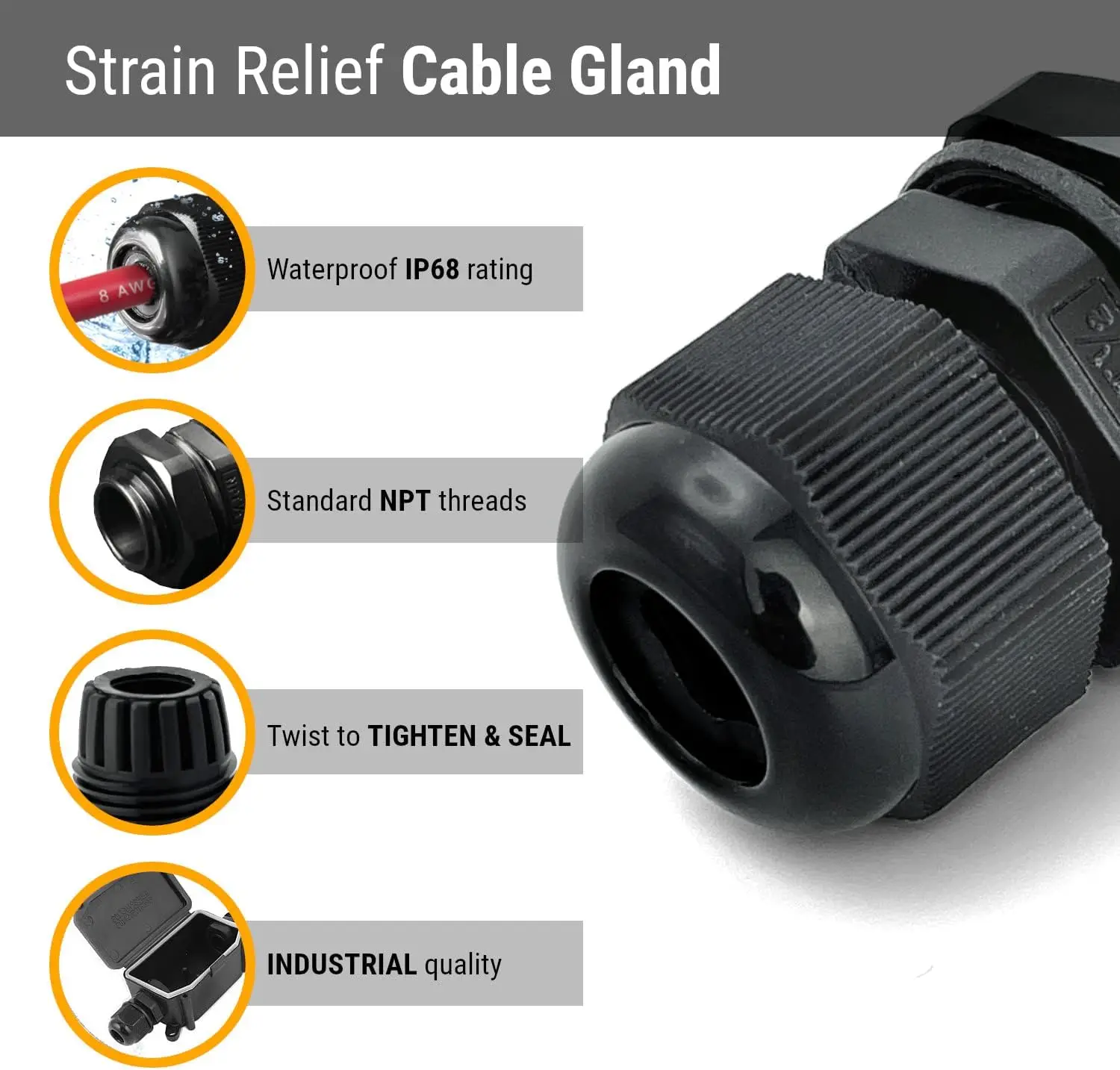 Explosion Proof Cable Gland Pg7 Pg9 Pg11 Pg13.5 Pg16 Pg19 Pg21 Long
