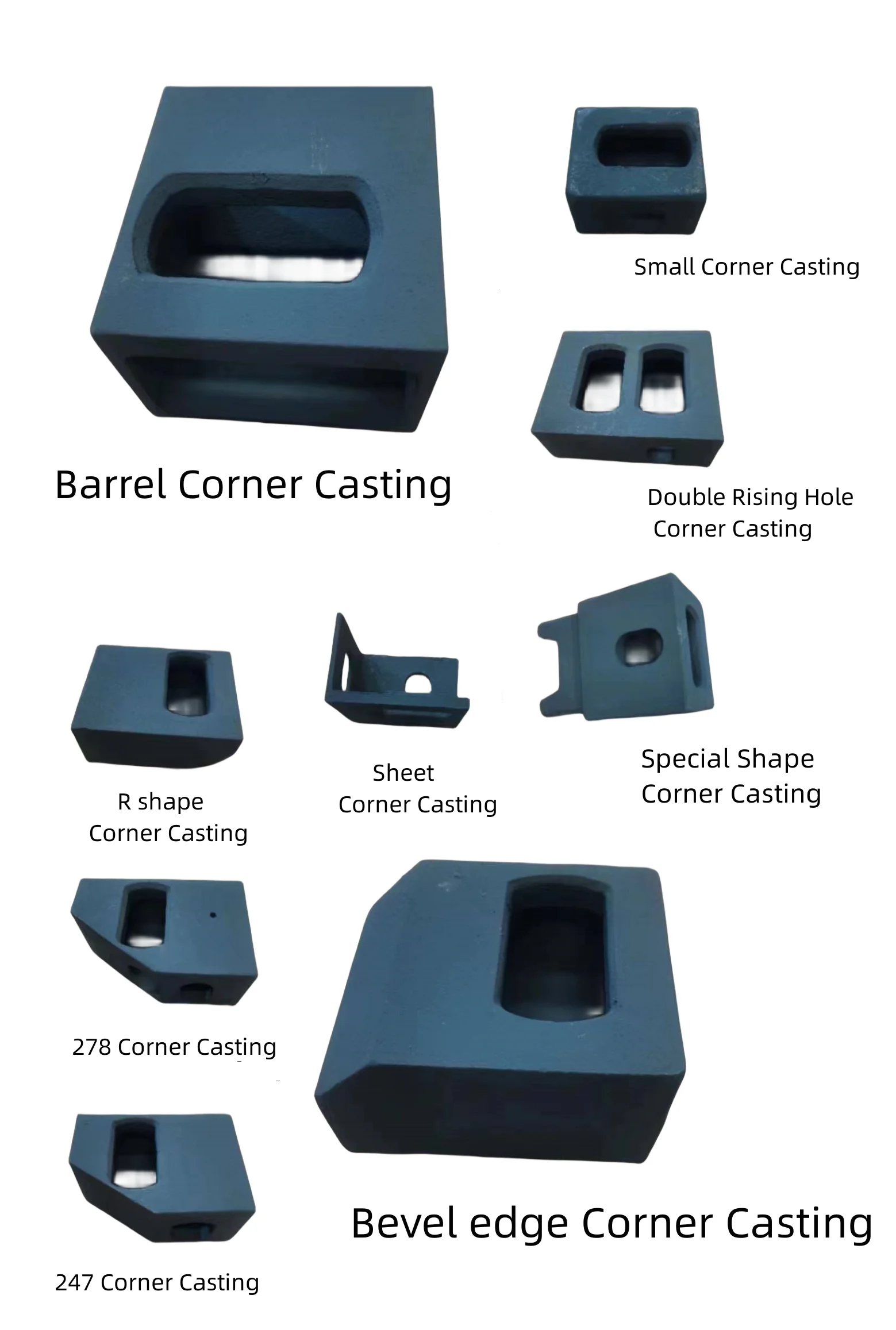 Iso 1161 Steel Container Corner Casting 8pcs Used For Special ...