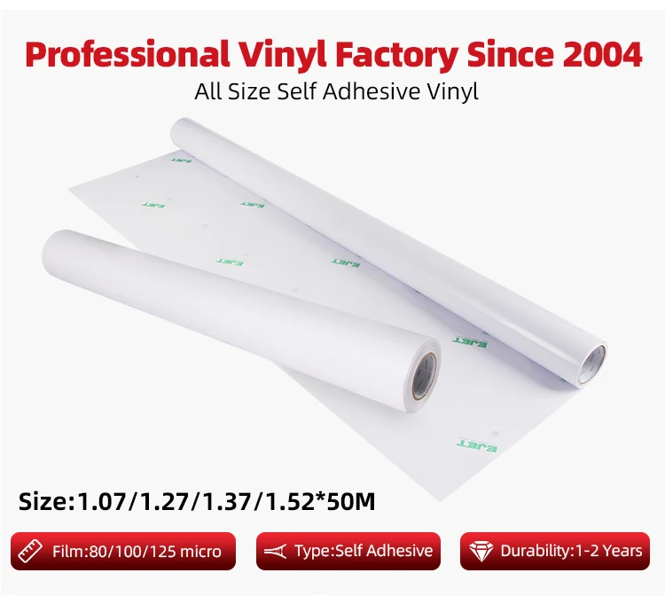 Customizable Glossy Matt White Eco Solvent Printable Self Adhesive Vinyl Roll Buy Vinyl Self