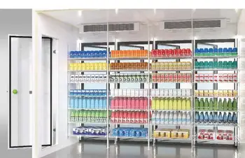 スーパーマーケット陳列用冷蔵庫 ウォークイン式ドリンククーラー 大型