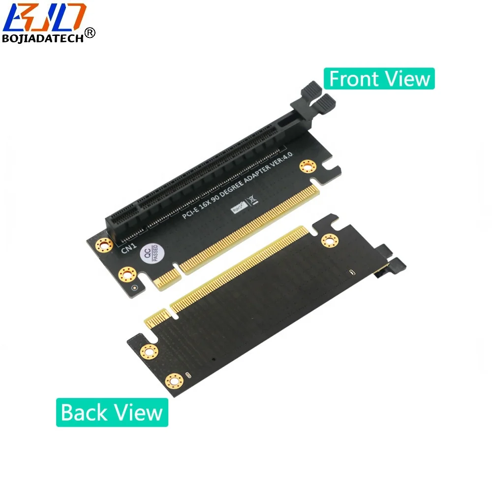 Adattatore Riser PCI-E 4x Angolato 90° Per Server 1U/2U, 60,2x29,2 Mm, Compatibile ASUS/HP/Dell - 2