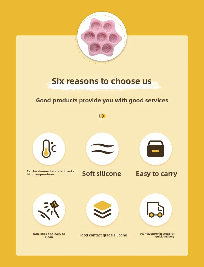 7-Hole Silicone Bread Mold with Breathable Hollow Burger Mold Silicone Burger Baking Sheet for Cake Tools manufacture