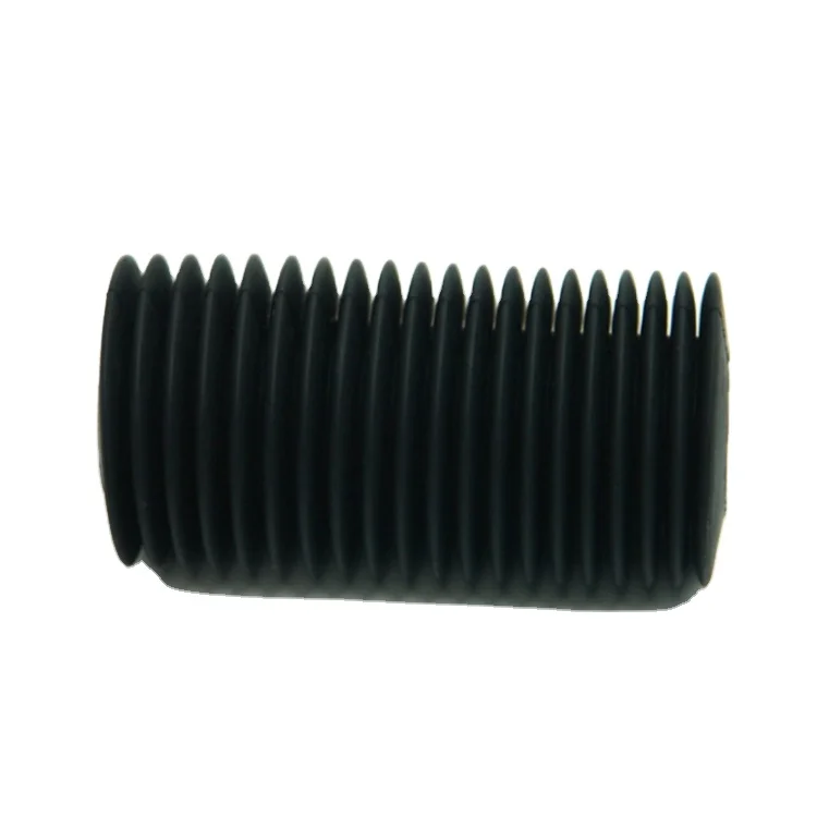 Accordion Bellows for Fabric Dust Cover Round Rubber Bellows with Cuff Ends for Shaft and Rod Cylinder Hydraulic Seal