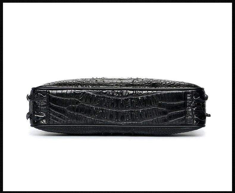 Sacoche Homme Real Alligator Skin Leather Classic Business Genuine Leather Briefcases Mens Side Messenger Handbag Shoulder Bags