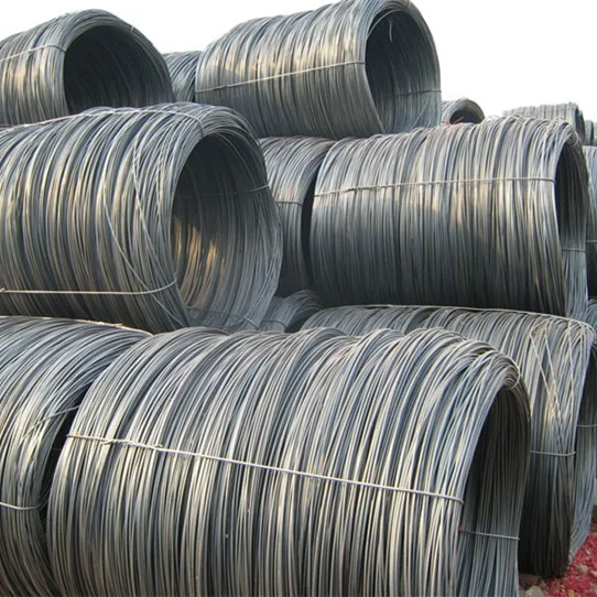 Hot Rolled 5.5mm 6mm Sae 1006 Steel Sae 1008 Low Carbon Iron Alloy Steel Wire Rod Coil Rolling For Nail Making