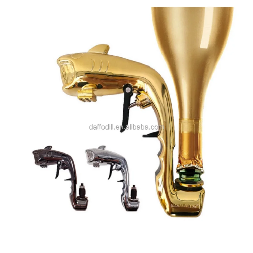 Champagne Gun Shooter Machine Gun Dolphin Shark Shape Champagne Gun
