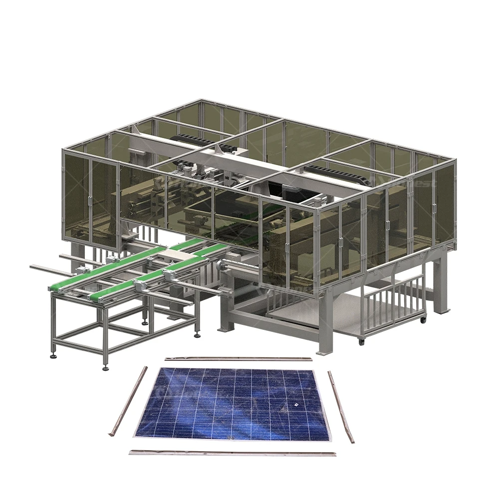 Automatic Solar Panel Recycling Production Line Solar Cell Breaks Recycling Solar Panel Recycling Machine Circuit Board