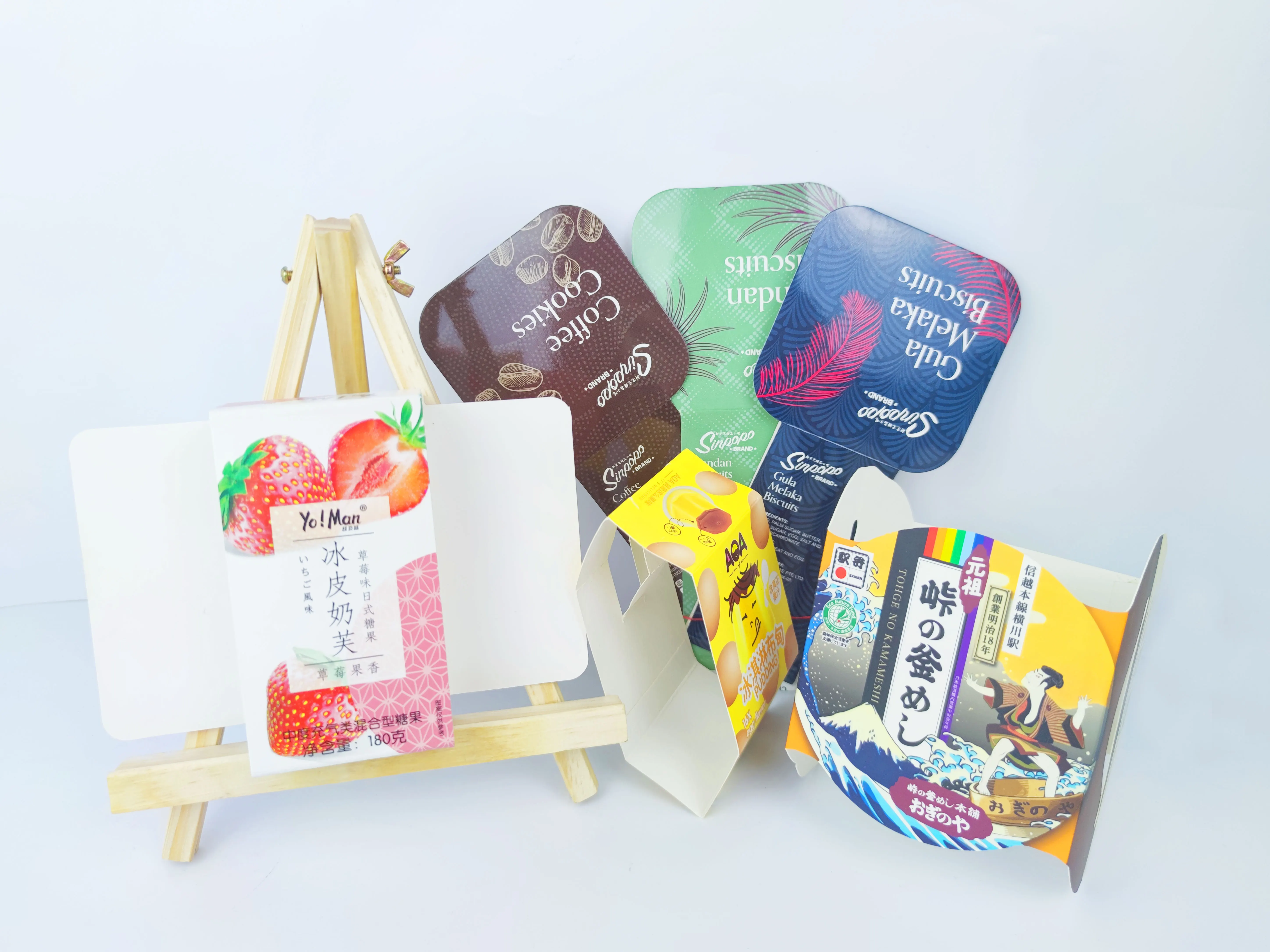 Customized Printed Paper Cardboard Food Container Packaging Sleeves