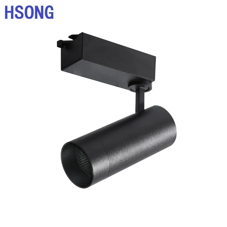 
Диммируемые трековые светильники нового дизайна, 20 Вт, cob, 2/3/4 фазы, Антибликовая Магнитная трековая система освещения для отеля 