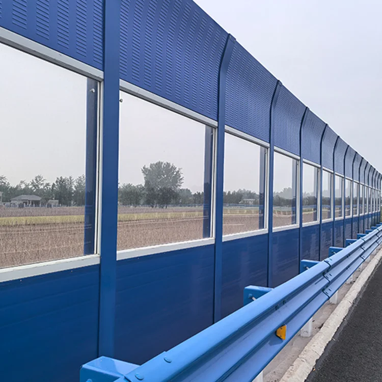KHL Outdoor Eco-Friendly Powder Coated Metal Hospital Sound Barriers 85% Noise Reduction Fire Resistant Anti-Corrosion Features