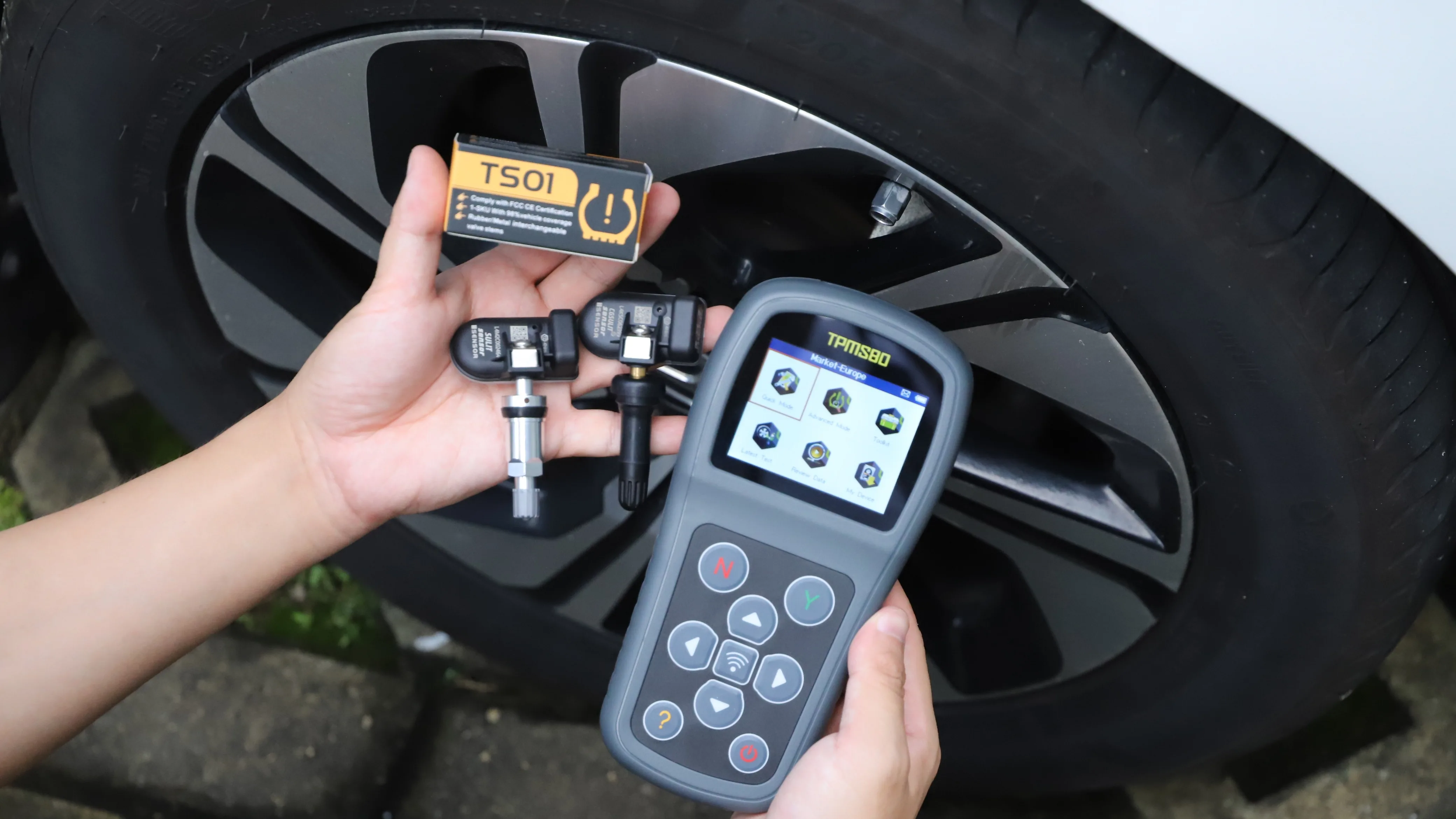 Universal tpms reset tool tire pressure monitoring system tpms sensor
