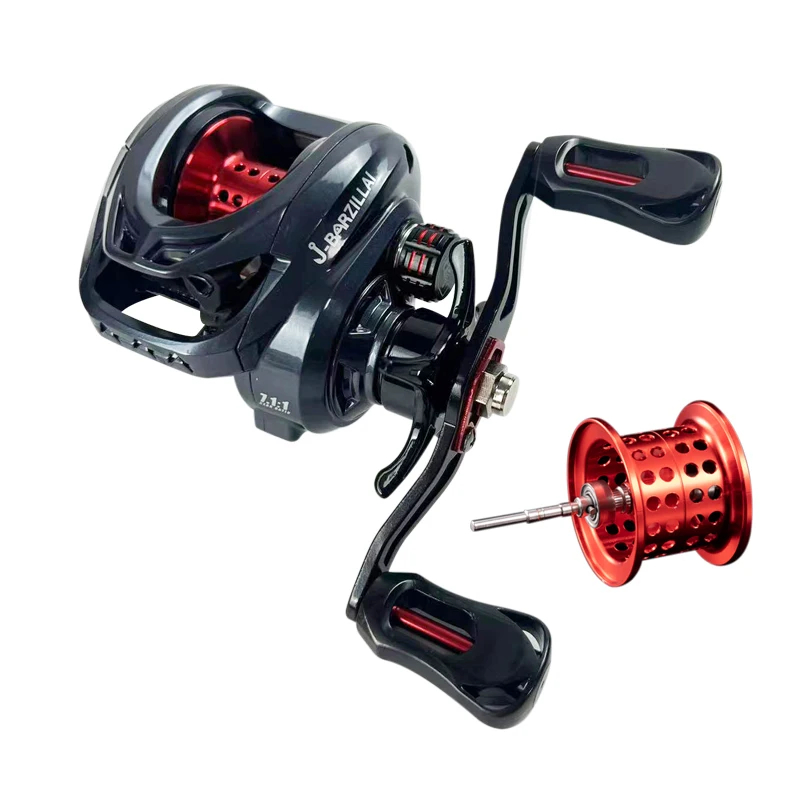 baitcasting rod and reel case Thunderhead & easy to slip on lures_spoons baitcaster combo left hand Rod Length:6.6Ft/2Mt