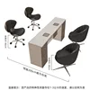 Juego de escritorio doble + silla