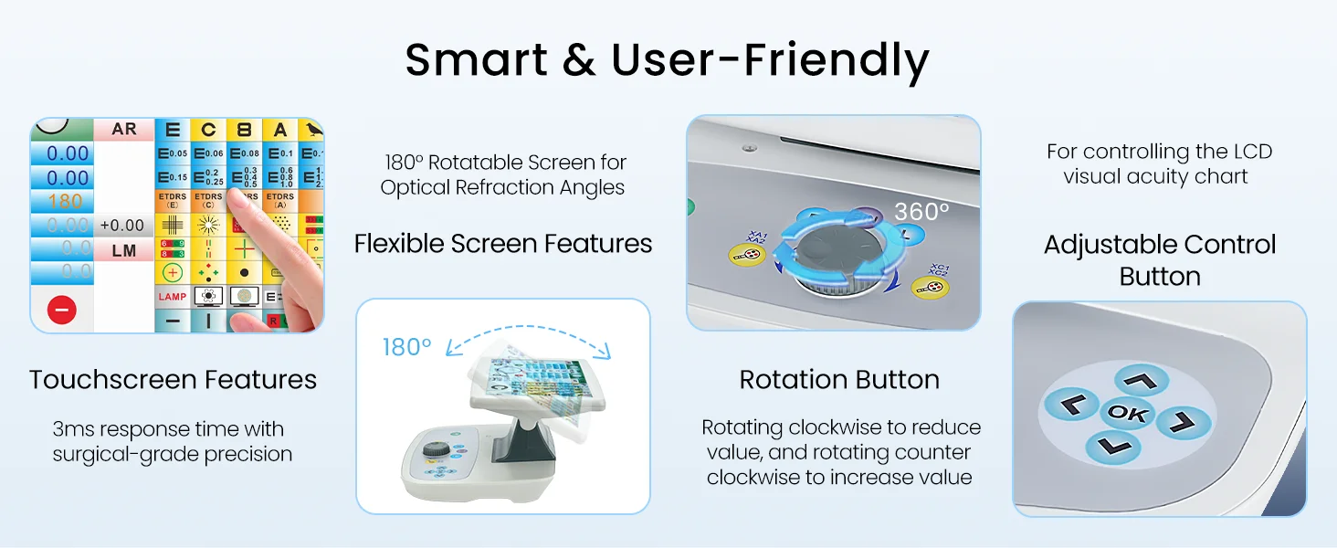 Digital Optical Digital Auto Phoropter CV-9800 Vision Tester Optics Instruments for Vision Testing for Optical Store