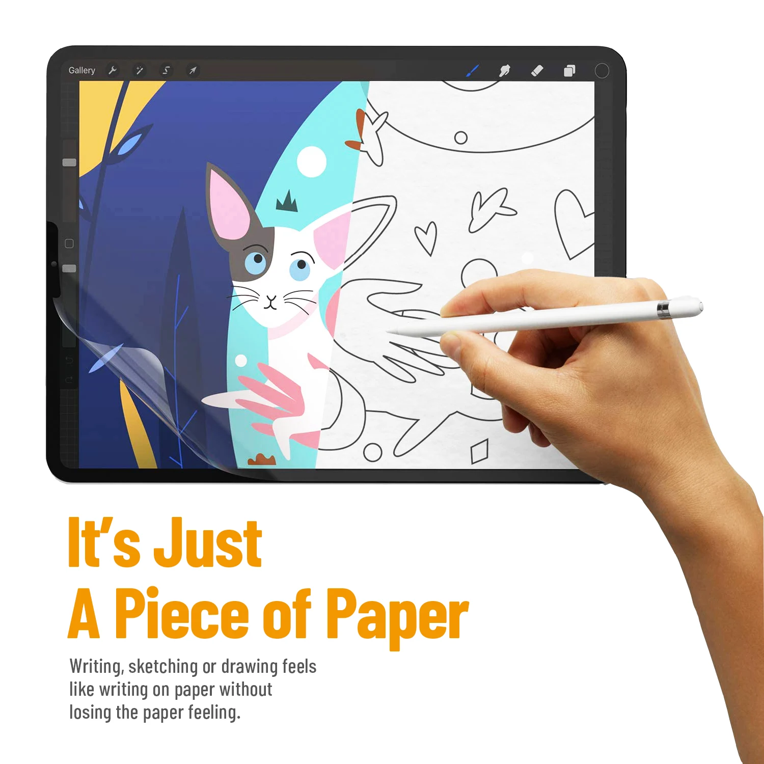 antideslumbrante Escritura Protector de pantalla Paper Texture para 2018 iPad Pro 11 pulgadas 2 piezas película protectora de sensación de papel Protector de pantalla mate para iPad 