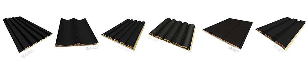 product melinco black wooden luxury wall panel premium quality interior 3d design other wallboards-5