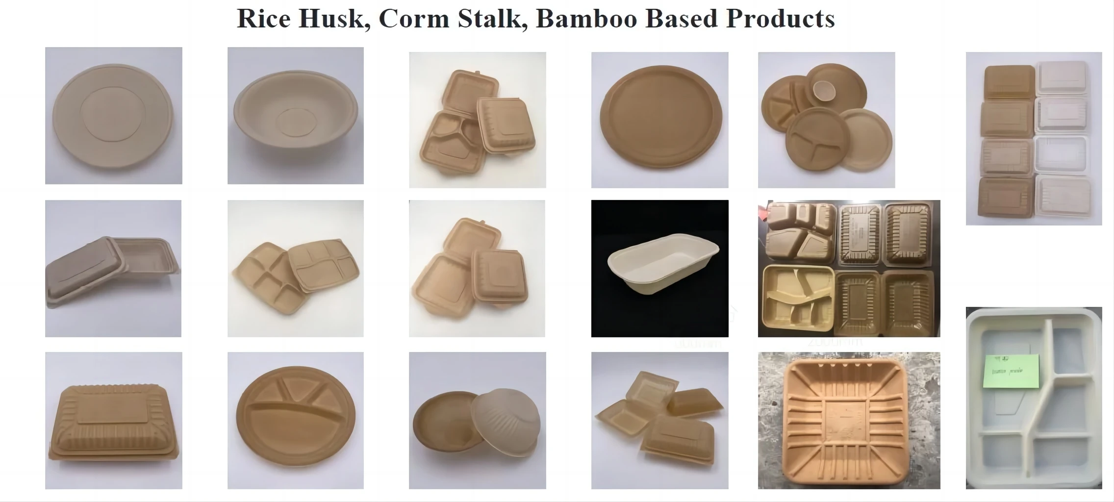 biodegradable rice husk plate machine disposable tableware food ...