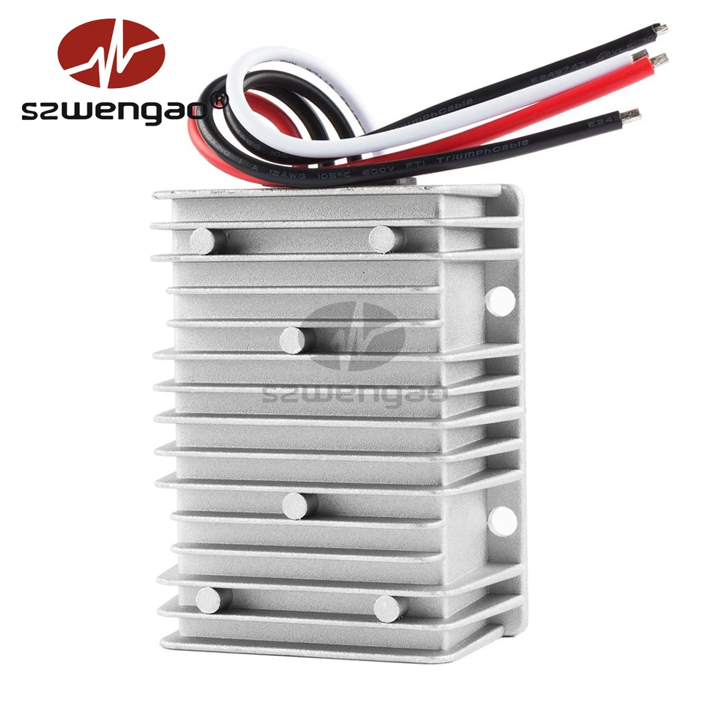 Waterproof Power Converter 12V 24V to 5V 40A 45A 50A DC DC Step Down Power Supply Buck Voltage Regulator for LED Cars