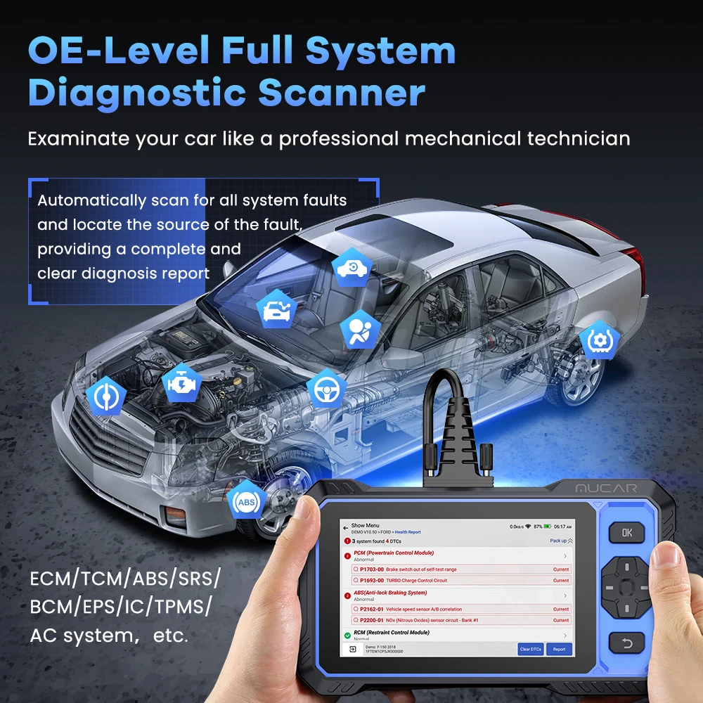 Outil de diagnostic auto - scanner obd2 système complet avec bidirectionnel_voghion.com