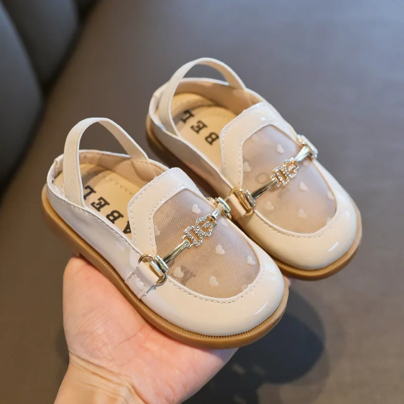 Однотонные туфли в британском стиле для девочек, кожаные туфли на мягкой подошве для весны и лета, Детские классические туфли принцессы, 2021