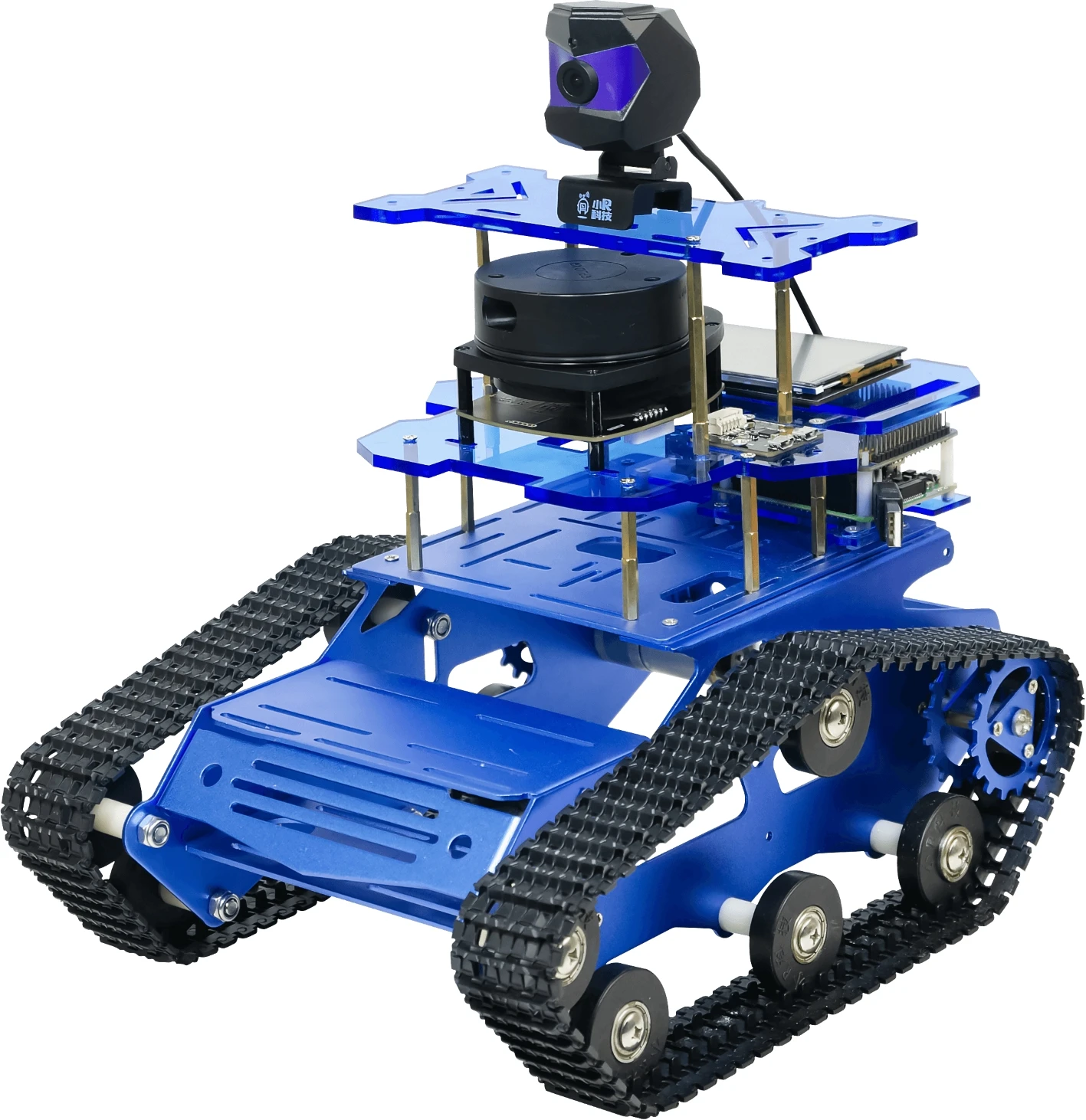 XiaoR Geek Ros Robot AI Smart Robot Car with Laser Radar for Raspberry Pi accessories ROS S1 lidar AI navigation robot kits