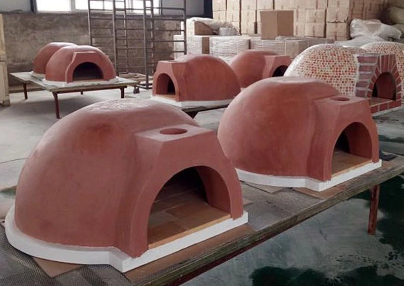 Customized Outdoor Wood Fired Clay Brick Pizza Oven For Sale Buy Ceramic Tabletop Pizza Oven