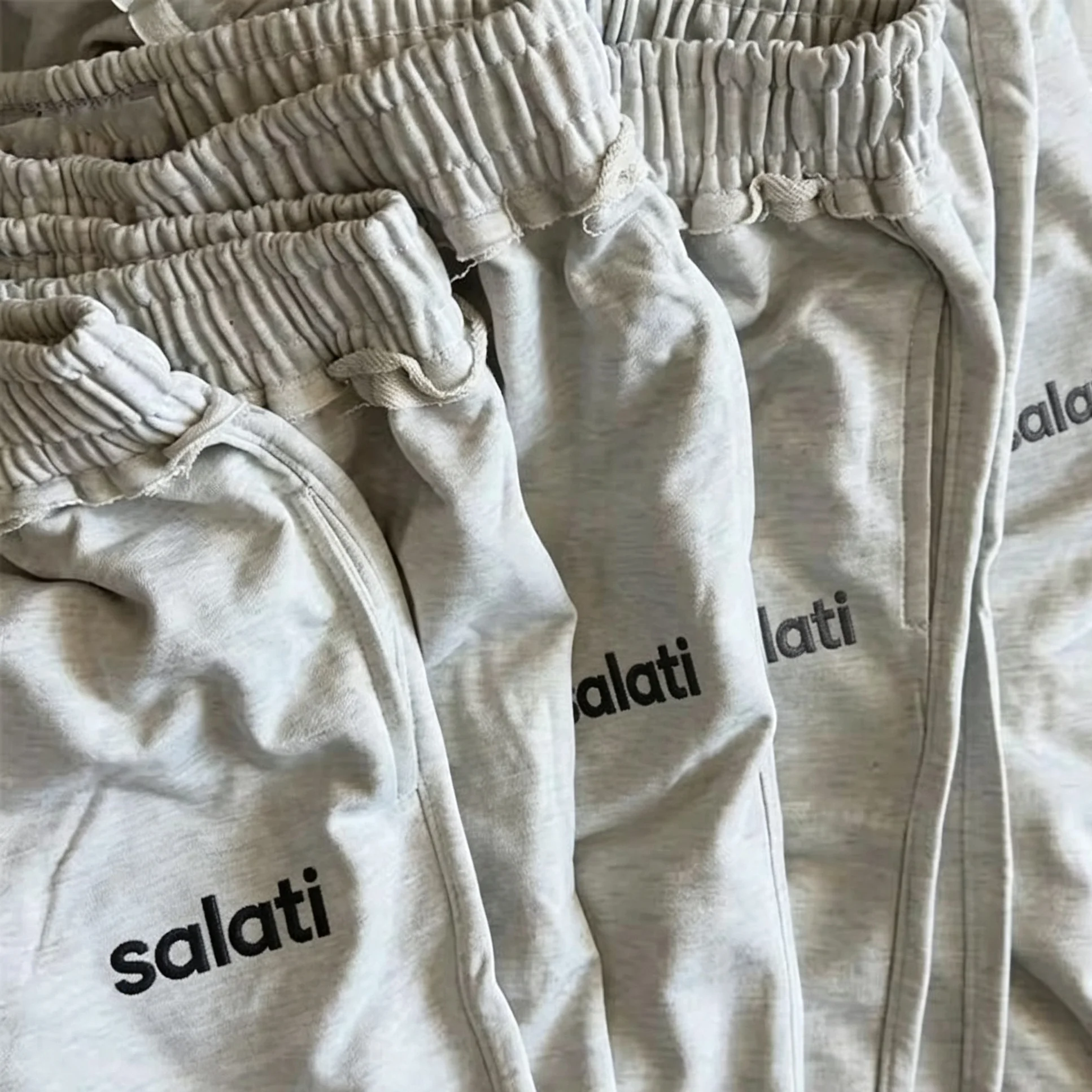 Manufacturer Custom Printed Men's Distressed Knee Length Dyed Washed Sun Faded Baggy Vintage Sweat Jogger Shorts gallery 7