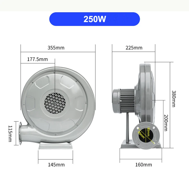 Centrifugal Fan, 900W, 220V, 380V - detail 6