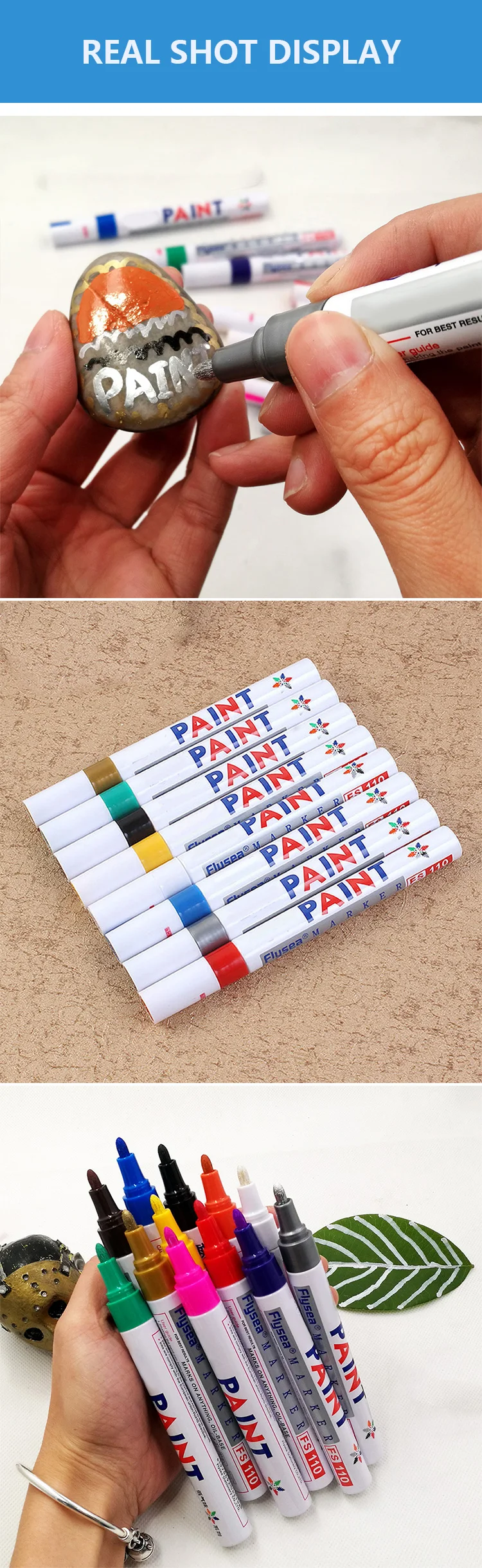 Japan White Permanent Marker,Car Tyre Tire Metal Paint Marker Pens