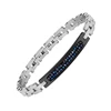 Silver,black and blue