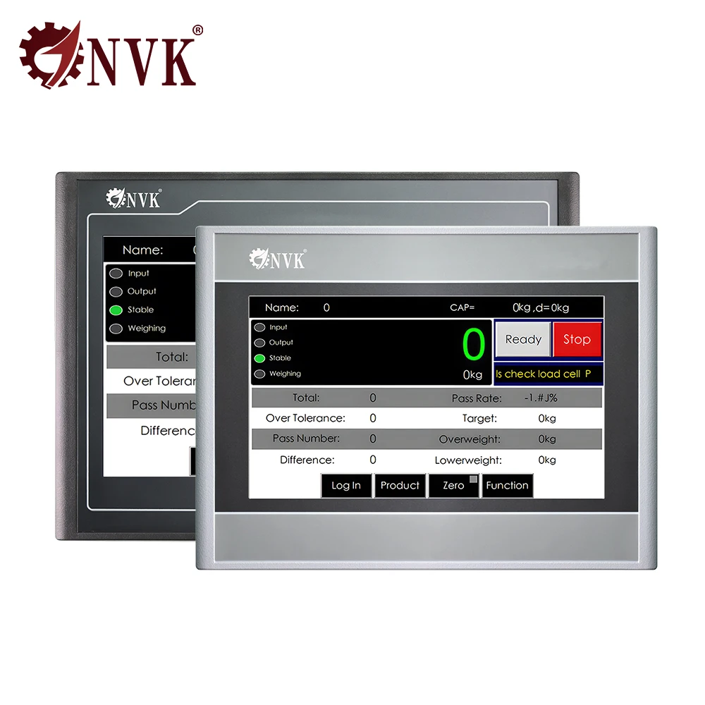 NVK Smart Touch Screen Controller Weighing Indicator for Checkweigher High Speed Precision Industrial Customizable Display