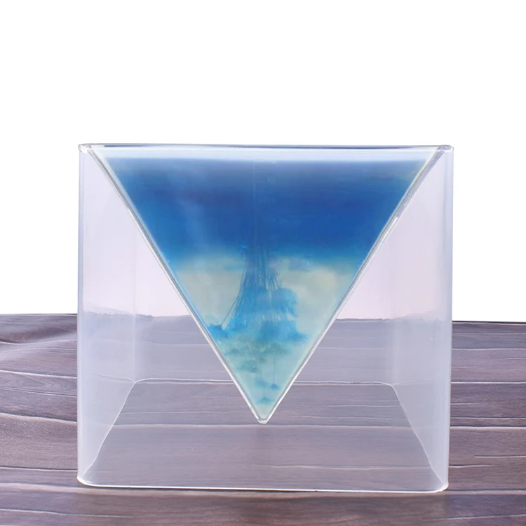 NSXIN Piramide siliconen vorm DIY gietvorm, 15 cm transparante epoxyhars vormen handwerk sieraden siliconen vorm voor gips, was, zeep